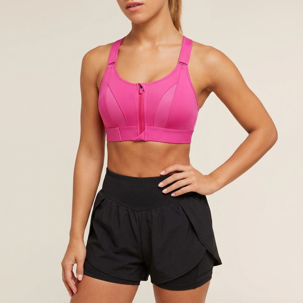Front Zipper Adjustable Bra