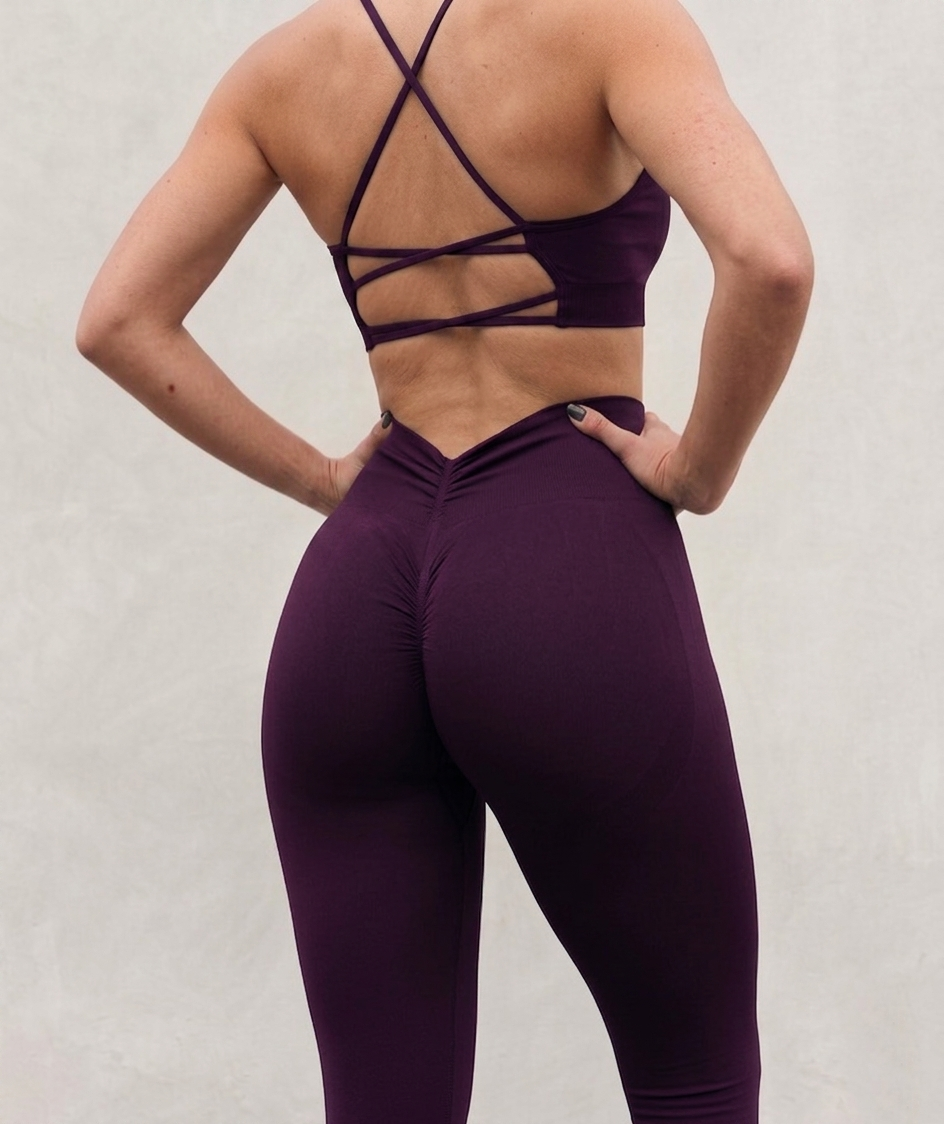 V-Fold Seamless Pants