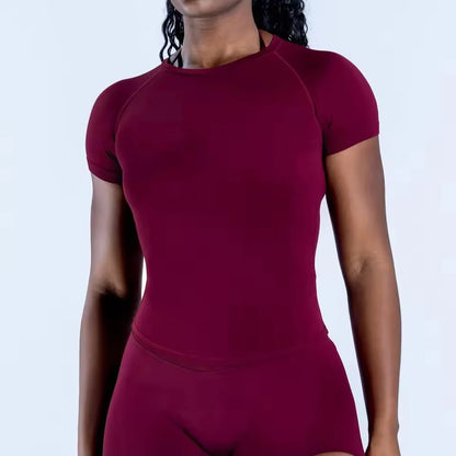 Df Impact Short Sleeve Top Women Workout Top Gym Crop Top Light Weight Yoga Shirt Longline Sports T Shirts Fitness Activewear