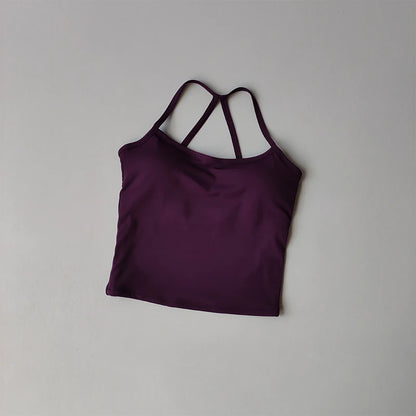 Thin Strap Push Up Tank