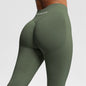 2025 Bum Shaping Leggings Impact Women Seamless Sports Yoga Pants Low Ribbed Band Gym clothes Fitness Workout Scrunch Butt Tight