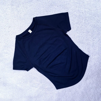 Df Impact Short Sleeve Top Women Workout Top Gym Crop Top Light Weight Yoga Shirt Longline Sports T Shirts Fitness Activewear