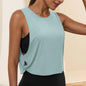 Round Neck Loose Yoga Vest
