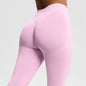2025 Bum Shaping Leggings Impact Women Seamless Sports Yoga Pants Low Ribbed Band Gym clothes Fitness Workout Scrunch Butt Tight