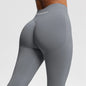 2025 Bum Shaping Leggings Impact Women Seamless Sports Yoga Pants Low Ribbed Band Gym clothes Fitness Workout Scrunch Butt Tight